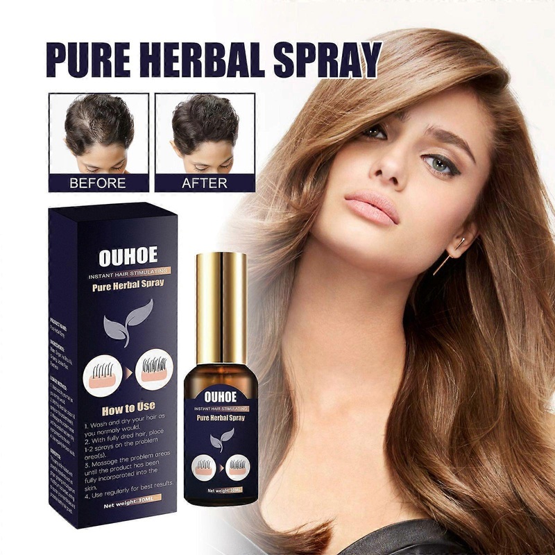 OUHOE Herbal Hair Thickening Spray – Prevents Hair Loss & Strengthens Hair