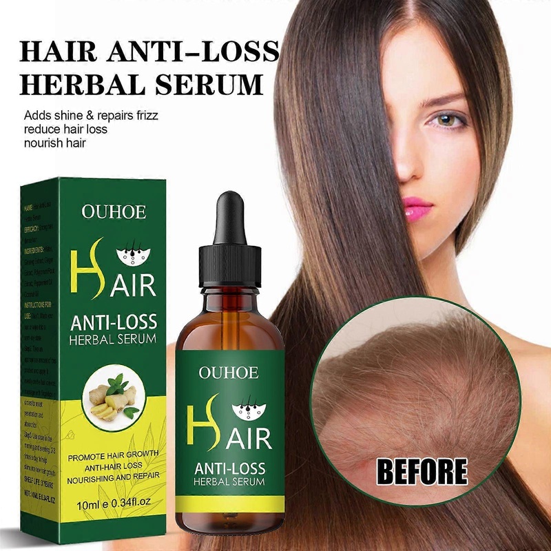 OUHOE Thick Hair Essential Oil for Soft Repair and Strong Roots