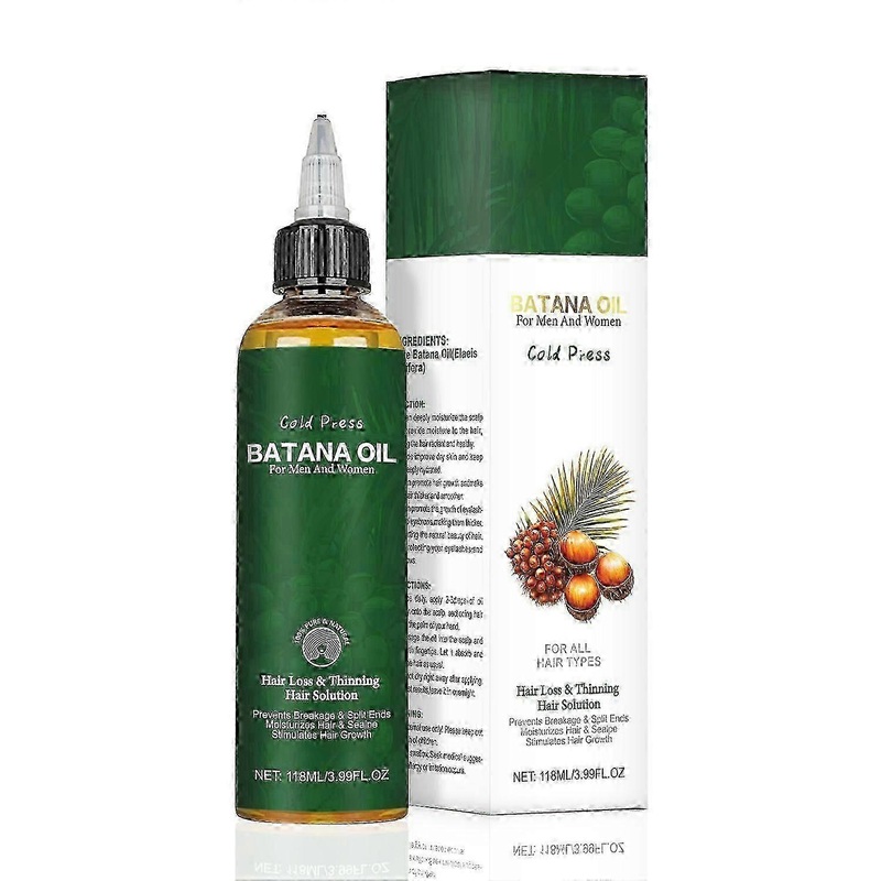 Pure Batana Oil for Hair Growth – 100% Natural Organic Hair Growth Oil for Men & Women – Enhances Thickness, Prevent Hair Loss