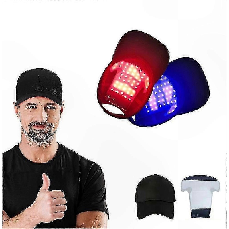 Red Blue Light Therapy Cap for Hair Growth – 650nm LLLT Scalp Treatment for Men & Women