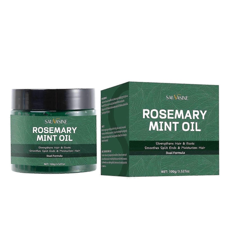 Rosemary Mint Oil for Hair Growth, Strengthening Strong Roots, Nourishes Dry Scalp, Smoothes Split Ends, Natural Rosemary Hair Oil for All Hair Types