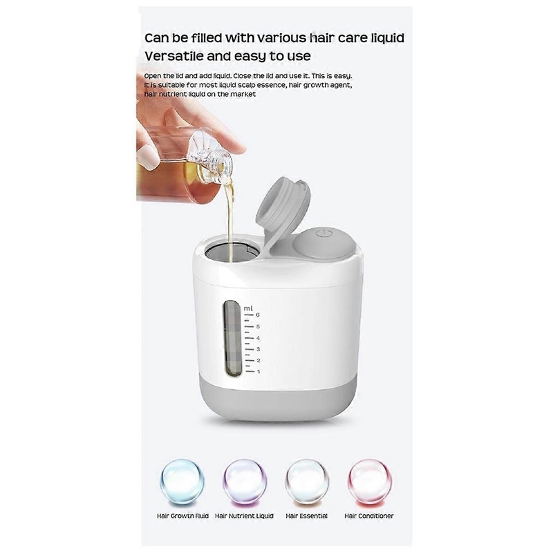 Scalp Oil Applicator Massager Anti-Hair Loss Hair Liquid Guide Electric Head Massage Comb Applicator