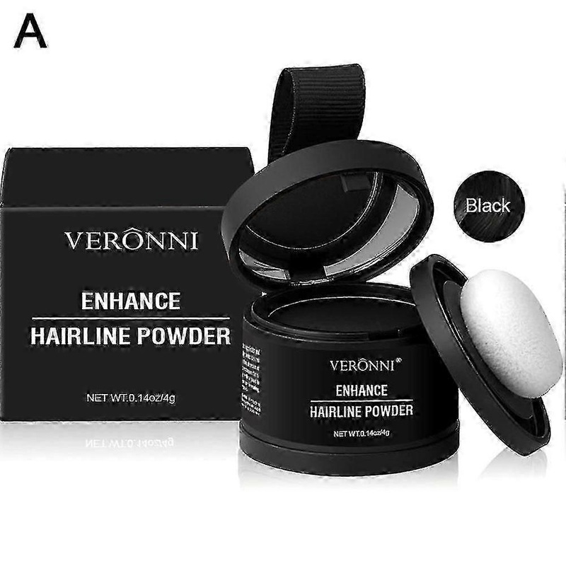 suitable for veronni #13 medium brown waterproof hairline contouring shadow powder covers high forehead and sideburns hair restoration pen