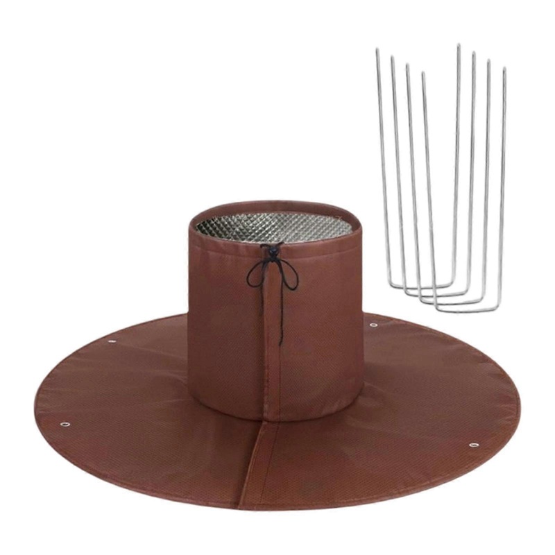 Tree Root Protector Tree Root Cover Plant Cover Convenient Care with 4 Ground