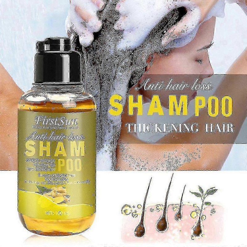 2025 Ginger Shampoo Refreshing Supple Nourishing Oil Control Moisturizing 100ml