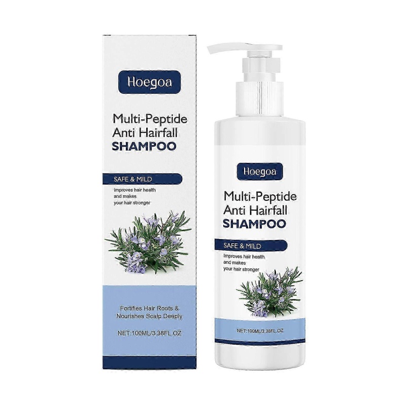 2025 Multi Peptide Anti Hairfall Shampoo – Rice Water, Rosemary, Hyaluronic Acid & Caffeine – Fortifing Hair Roots & Nourishing Scalp Deeply