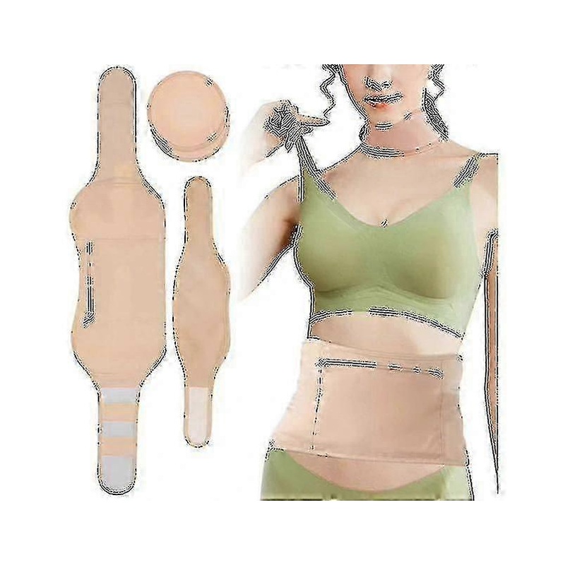 4-Piece Castor Oil Wrap Kit  Reusable Compress Packs for Waist, Neck & Breast Therapy