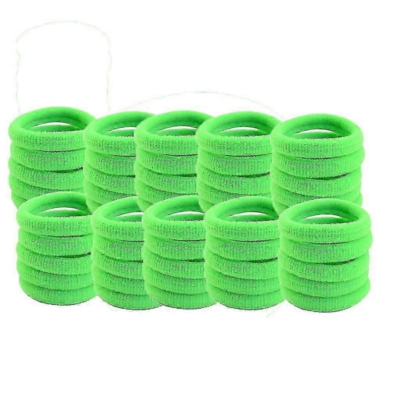 50pcs Women Girls Hair Bands Elastic Ponytail Holders Hair Ties Rope Rings New