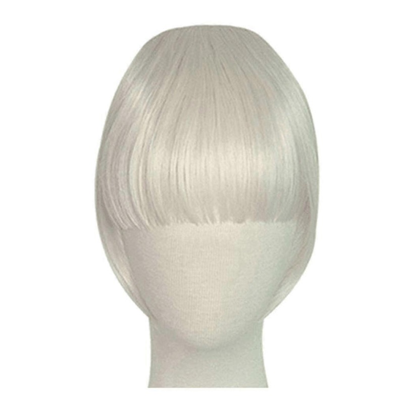 Heat Resistant Synthetic Hair Bang Clip In On Bang Fringe Hair Extension 08