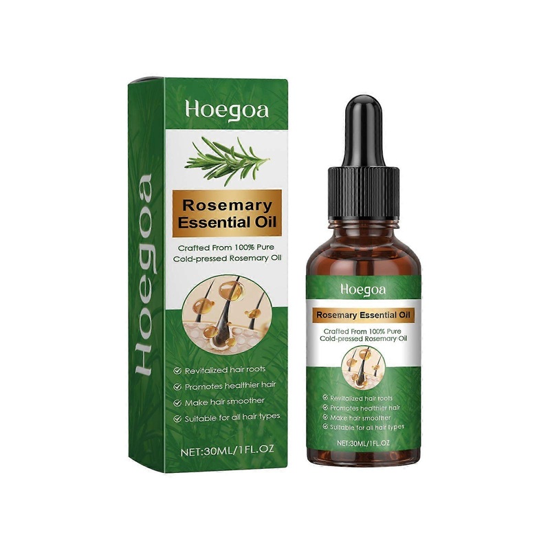 Hoegoa Rosemary Hair Growth Oil  Nourish and Restore Dry, Frizzy Hair for Thicker and Healthier Hair