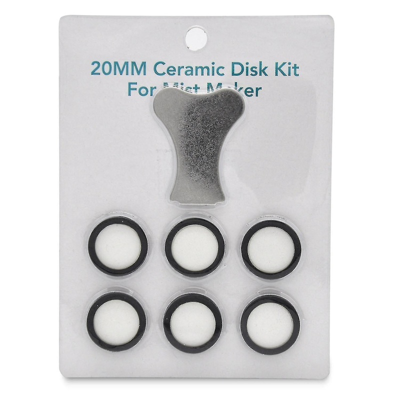 Mist Maker Maintenance Kit- 7-Piece Ceramic Disk Key Replacement Parts