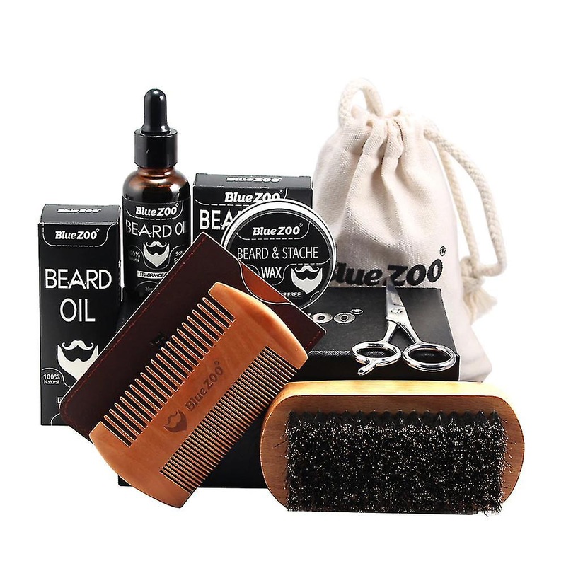 Muzxr- Hair Care Kits Men’s Beard Mustache Growing Shaping And Moisturizing Kit Hzp