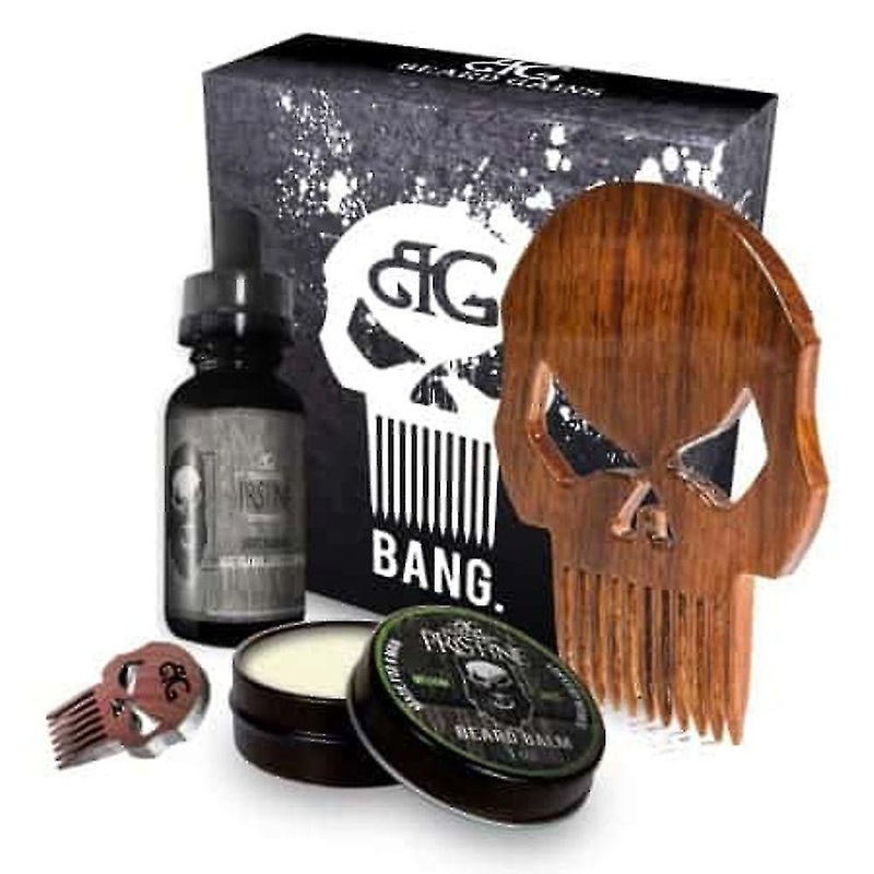 Muzxr- Hair Care Kits Punisher Beard Care Kit Hzp