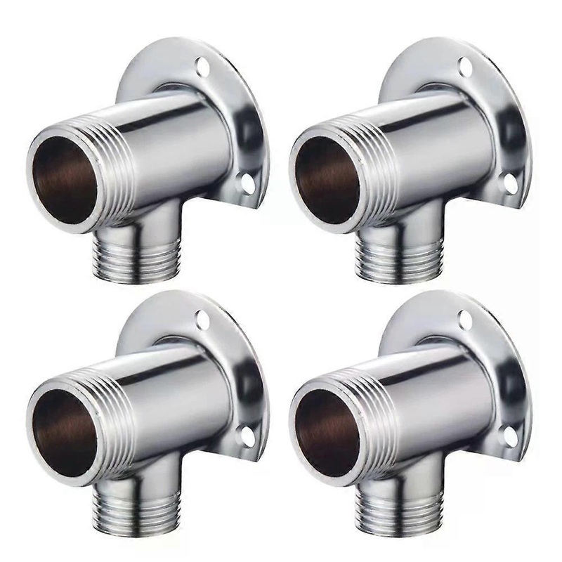 Shower Base Accessories Surface Mounted Fixing Kit, 4 Pcs Alloy Adapter for Secure Installation