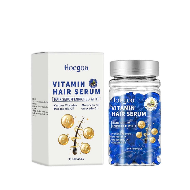 Vitamin hair care essence capsules, nourish and repair frizzy hair, soft and shiny hair care capsules