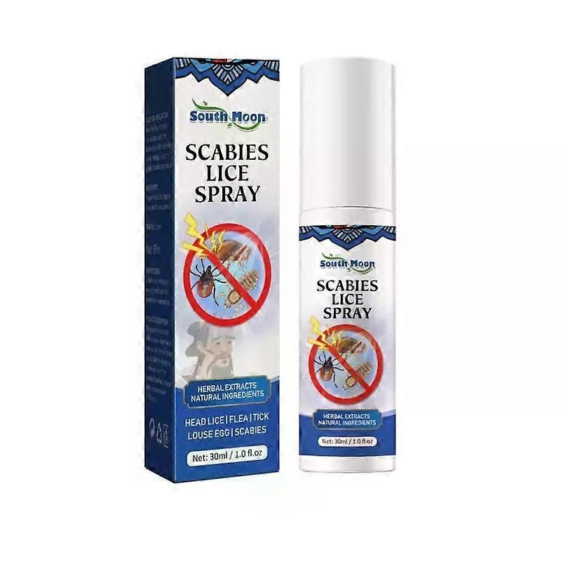 1-3pcs Head Scabies Lice Removal Spray Anti-itch Anti-pruritus Antibacterial Remove