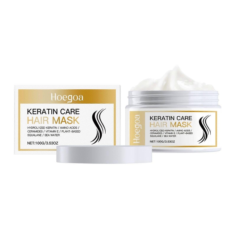 2025 Latest Model  Keratin Hair Care Mask Repair Split End Dry Hair, Soft Gloss