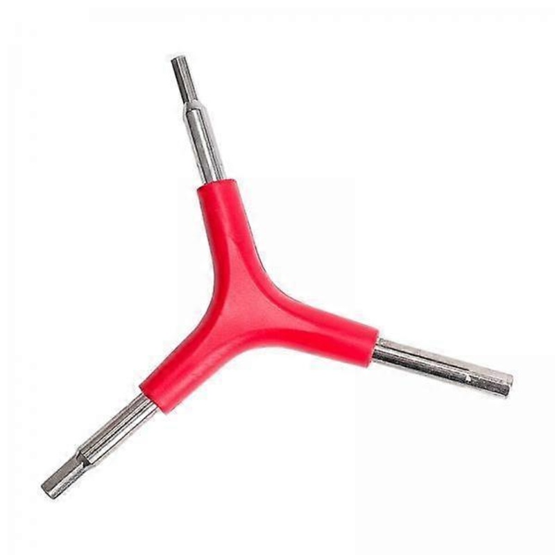 3xRoad Bike Repair Tool 3 Way (Y Type) Hex Wrench Spanner Size 4 5 6mm