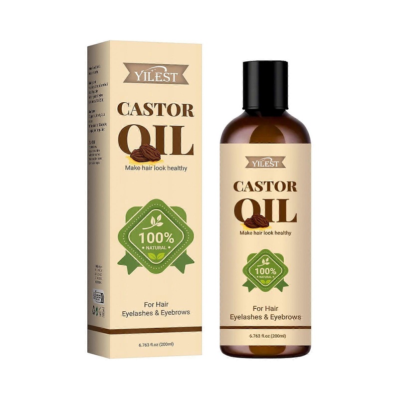 Black castor oil hair care essential oil 200ML thick hair care thick hairline
