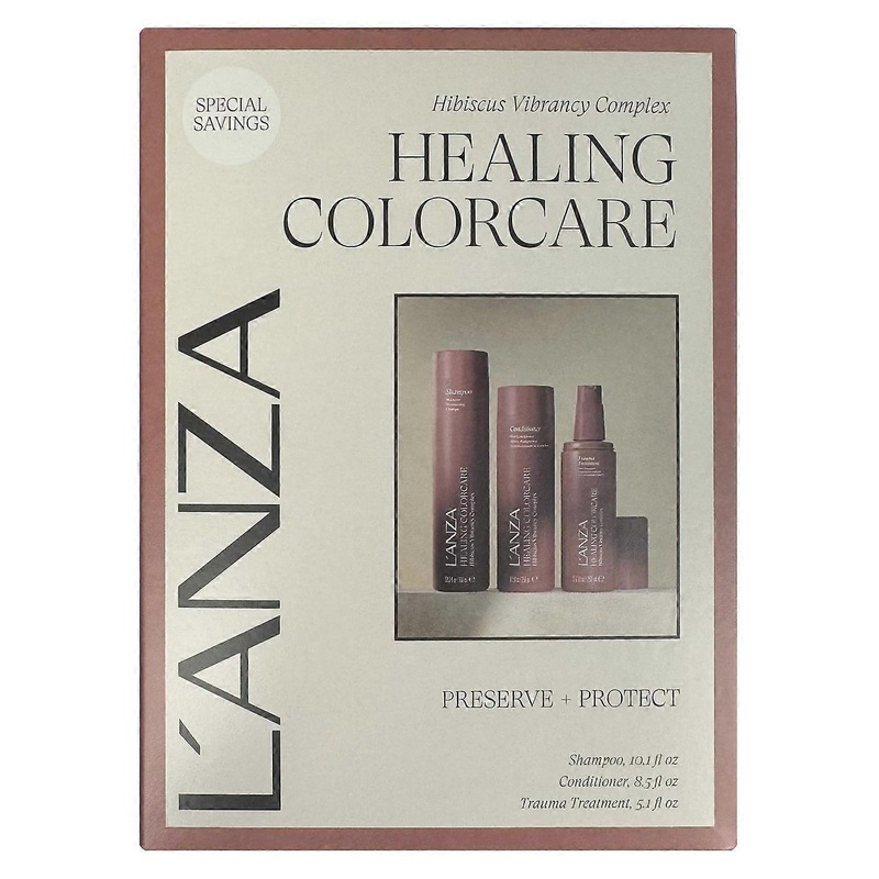 L’Anza Xmas Healing ColorCare Set – Shampoo, Conditioner + Treatment