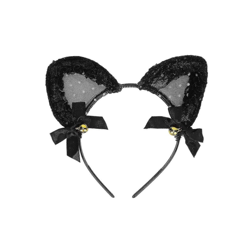 Lovely Cat Ear Headband with Slip Resistant Design & Bells – Cute Kitty Hair Accessory for Daily Wear, Parties & Cosplay