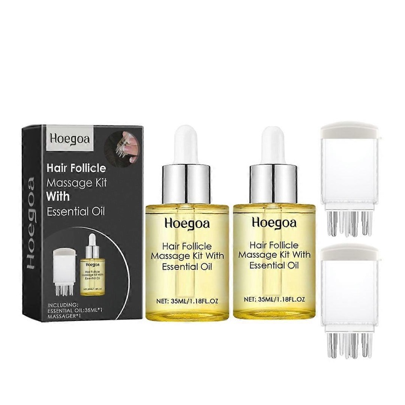 Onion Shampoo + Hair Oil +Applicator Set, Nourishing & Moisturising for Soft Hair & Shine for Men Women