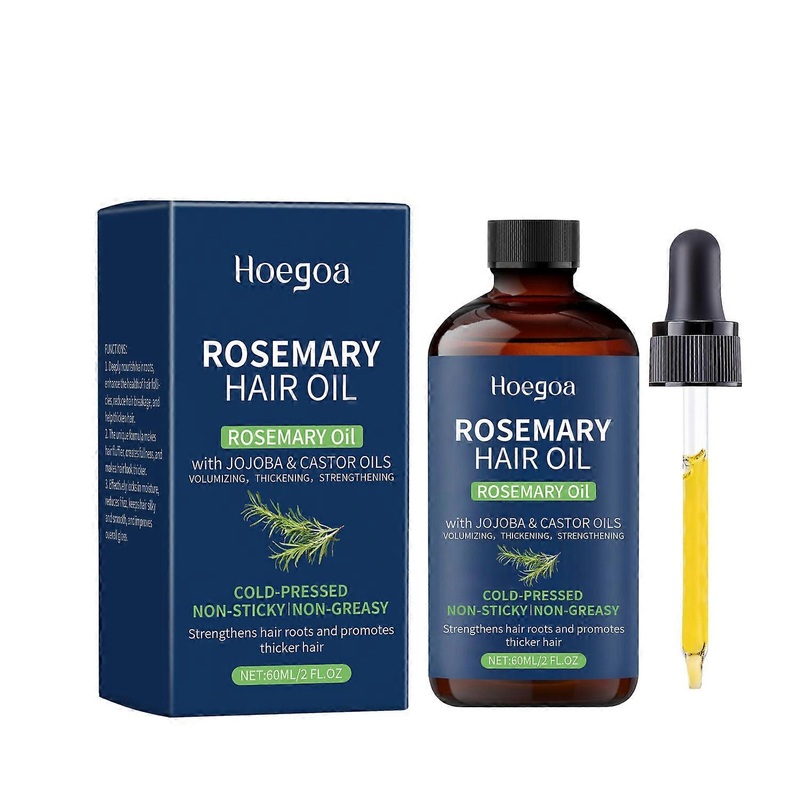 Rosemary Hair Oil nourishes, softens and revitalizes hair daily