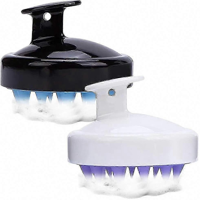 Scalp Massage Kit: 2pcs Shampoo Brush for Dandruff Removal & Scalp Care