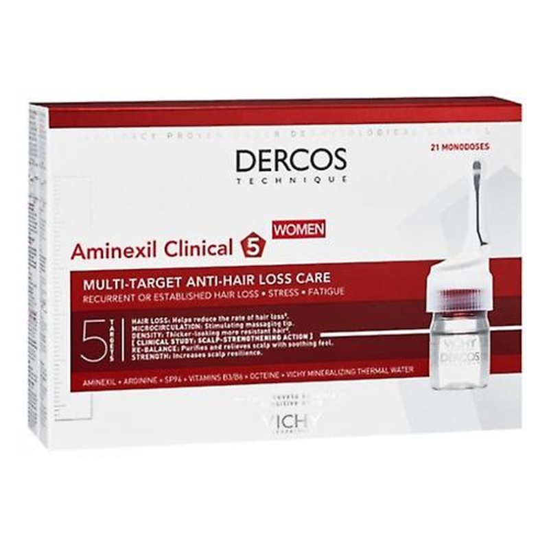 Vichy Dercos Aminexil Clinical 5 Women 21 Monodoses