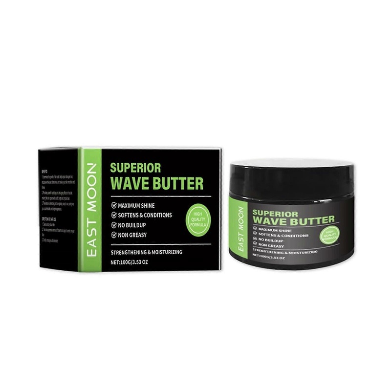 Wave Grease For Men Maximum Non Greasy Softens Conditions No Buildup Shea Tangerine Butter Wave Cream