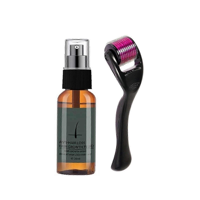 2025 Natural Men Beard Growth Roller Kit Men’s Beard Growth Oil Nourishing Enhancer Beard Oil Spray Anti Hair Loss With Beard Roller new