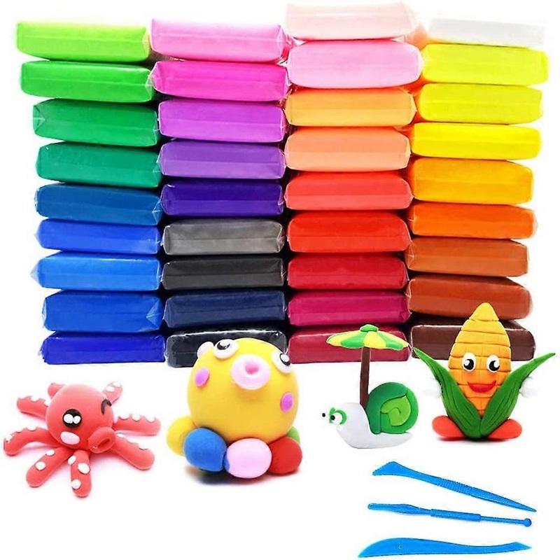 36 Pack Modellierung Clay Ultra Light Luft trockenen Lehm Magic Clay Plasticine Knstler Studio Spielzeug fr DIY Kunst und Handwerk Projekte Geschenk