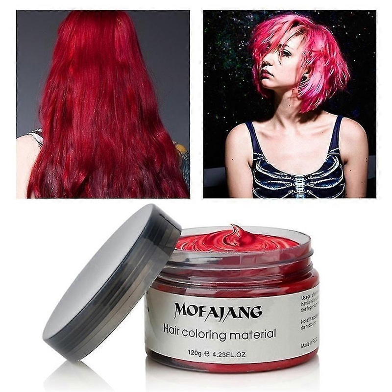 9 Colors 120g Unisex Hair Color Wax Mud Dye Styling Cream Diy Coloring