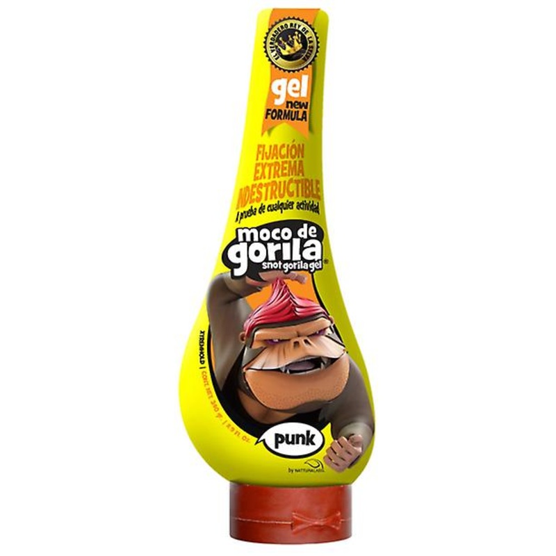 Moco De Gorila Snot Hair Gel Punk Yellow Squeeze Tube, 11.9oz