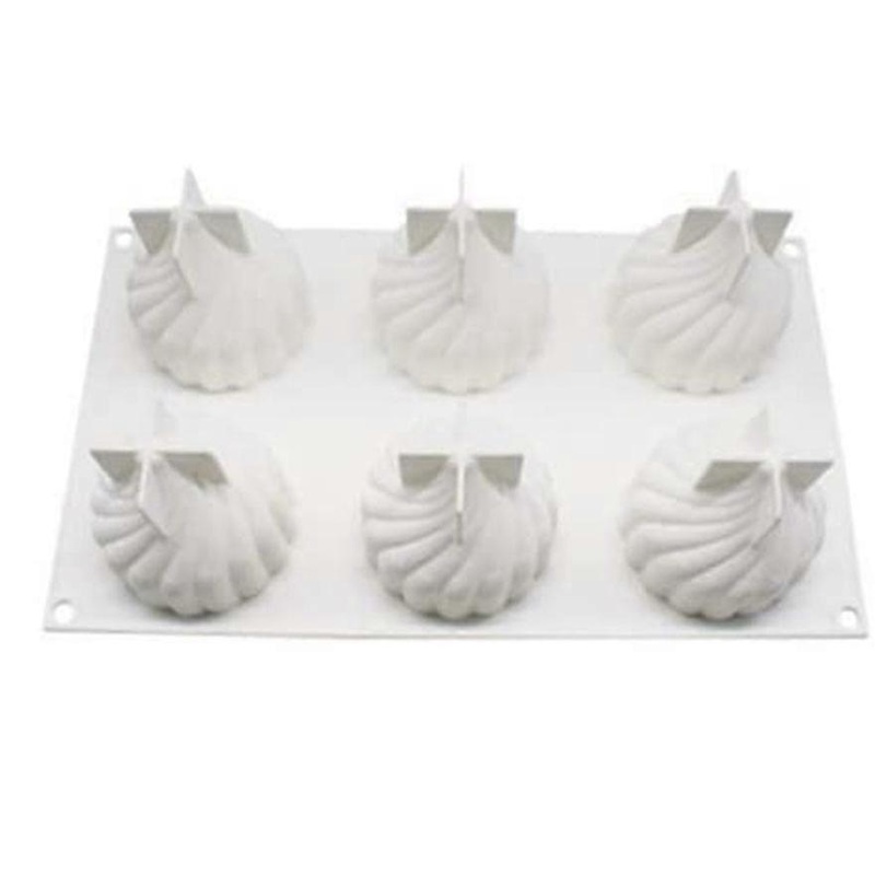 Mousse-Kuchenform Silikon backformen fr Kuchen – 3D backform DIY Dessert Mould, 8 Lcher Wirbelwind Blle