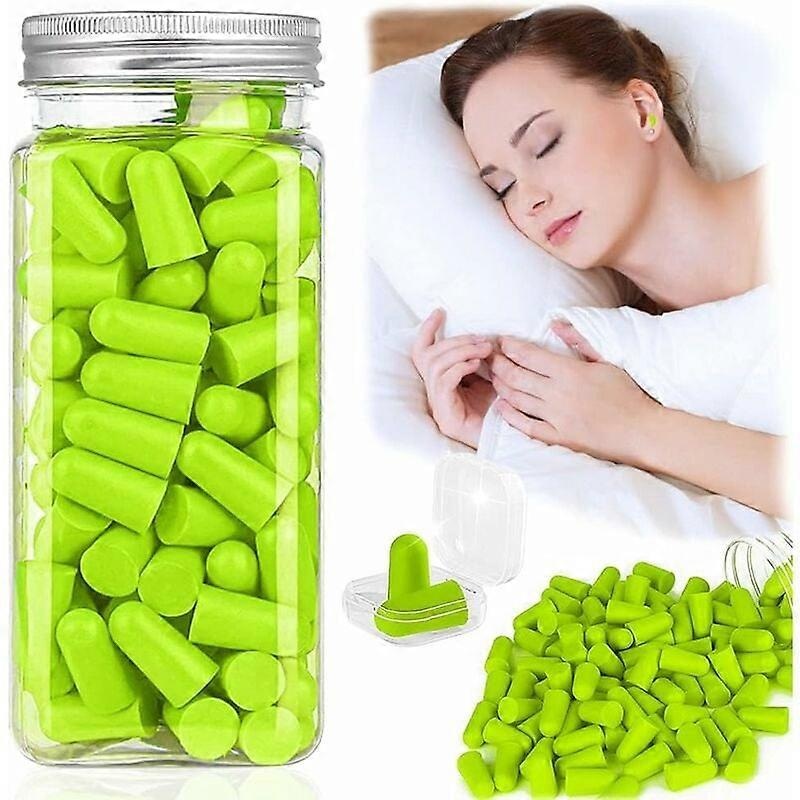 Phoenix 60 paires de Bouchons d’oreille en mousse,Anti Bruit Bouchon,Boule Quies Sommeil,ponge Bouchon Doreille Anti Bruit 38dB avec Bote de Rangement