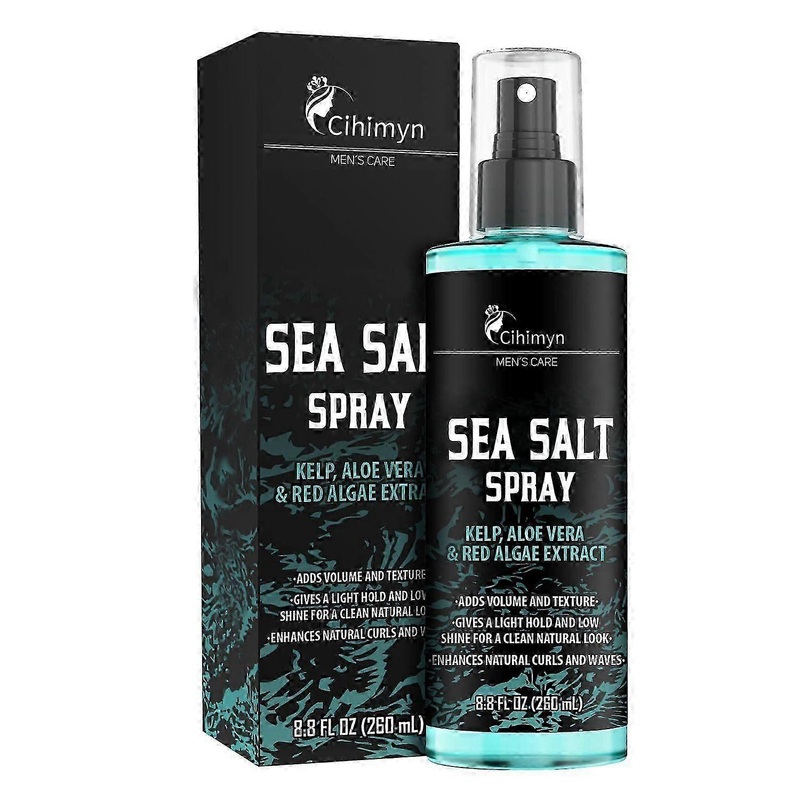 Sea Salt Spray for Hair Men – Hair Texturizing Spray with Kelp, Aloe Vera & Red Algae Extract – Surf Spray – Volume & Texture – Gifts For Men