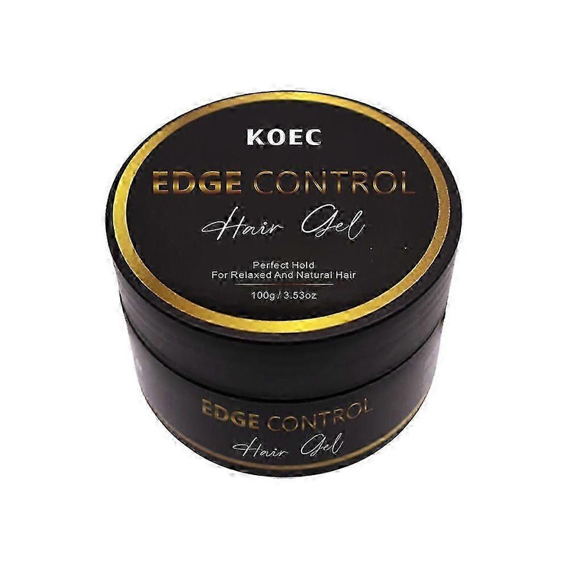 Strong Hold Edge Control Gel with Castor Oil, Non-Greasy, Non-Flaking, No White Cast, Long Lasting, Supports Hair Growth, Natural Formula, For All Hai