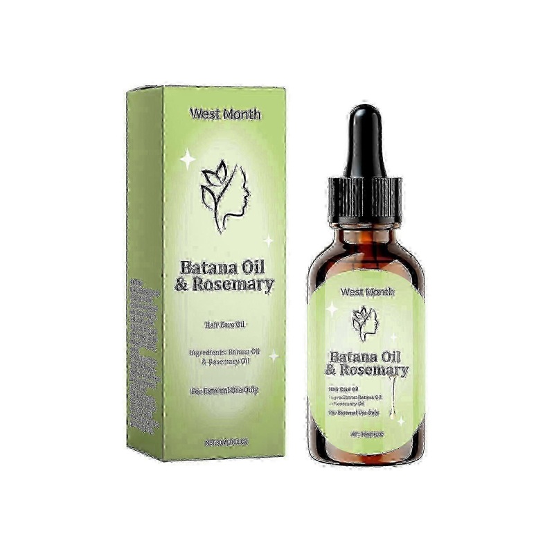 West & Month Rosemary Hair Care Essential Oil Soft Straight Curly Nourishing Fragrant Hair Care Essential Oil