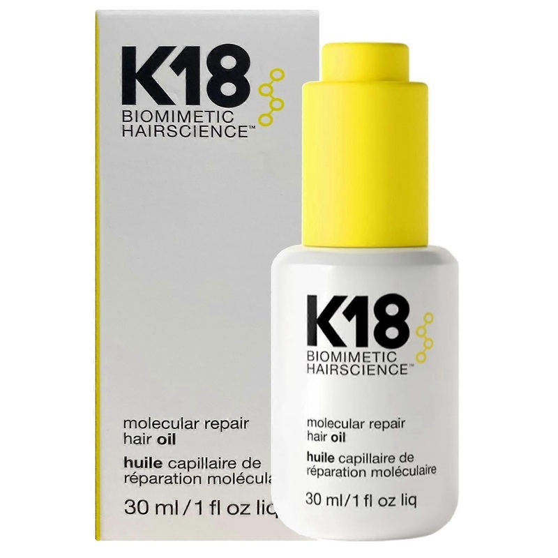 K18 Molecular Repair Hair Oil 30ml Strengthens, reduces frizz + repairs