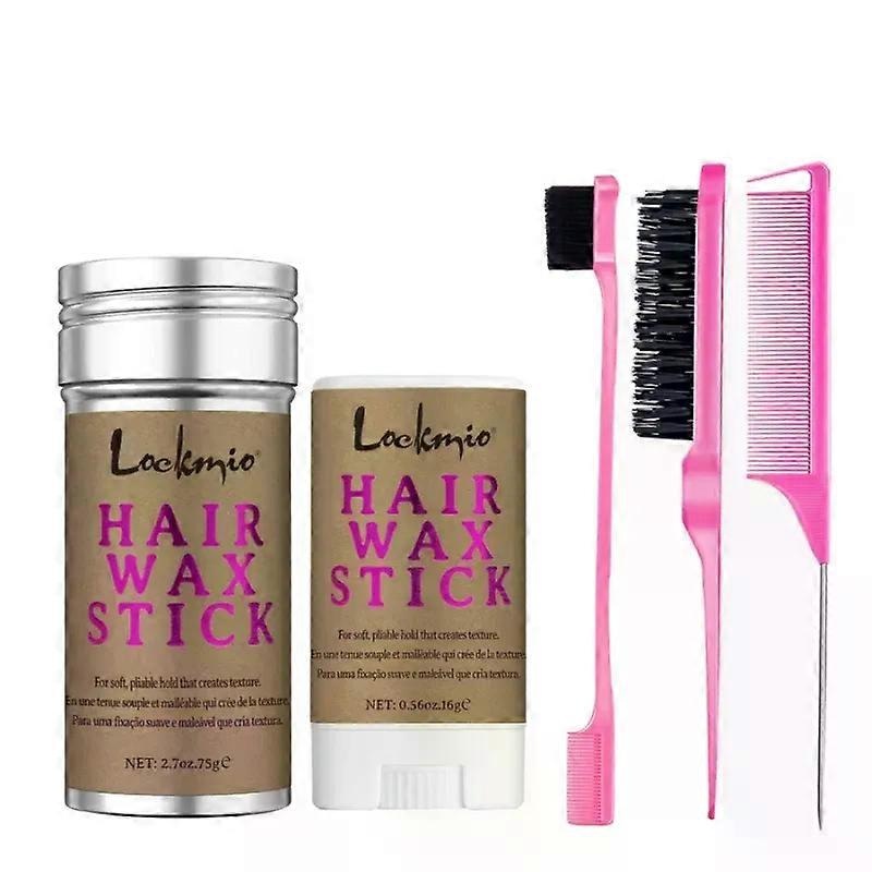 LOCKMIO Women Hair Wax Stick for Wigs Anti-frizz Flyaways Control Styling Wax Long-lasting Smoothing Broken Back Hair Pomade glue