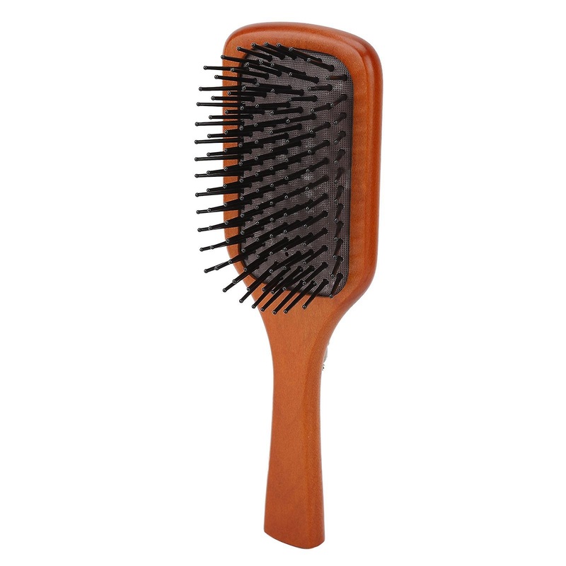 Paddle Hair Brush Ergonomic Massage Scalp Reduce Pulling Prevent Slipping Paddle Detangling Brush with Handle for Women