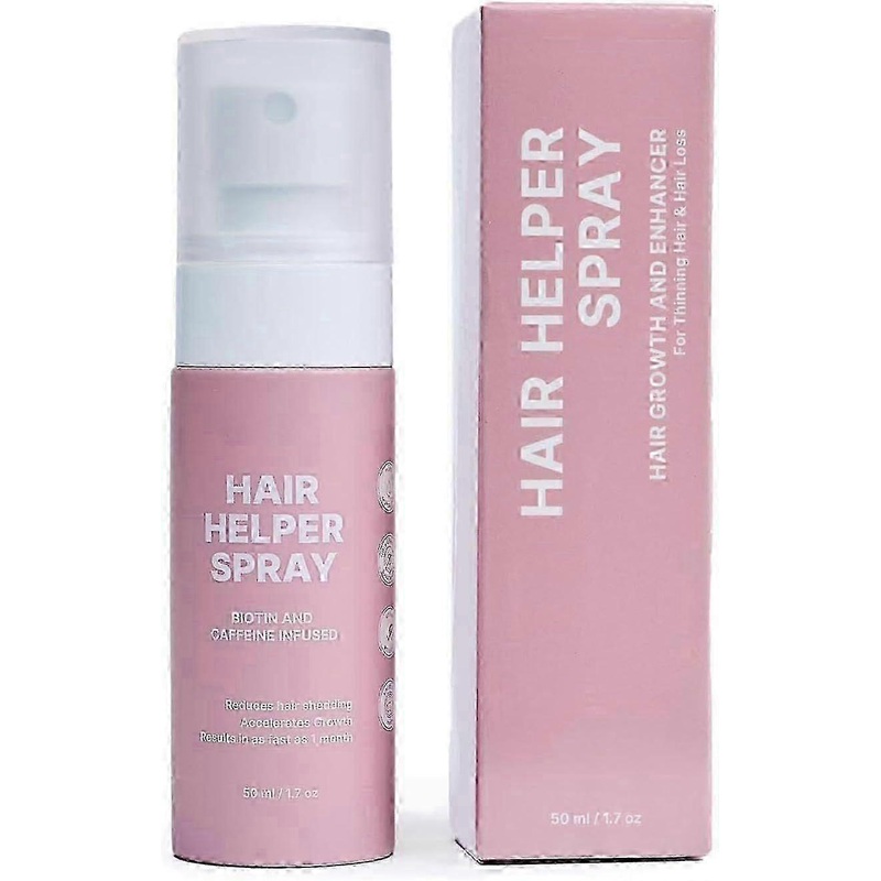 Shibingsheng Hair Helper Spray, Hair Helper Growth Spray, Repair Natural Thinning Hair, Let Hair Grow And Thicken For Sparse Hair 50 ml