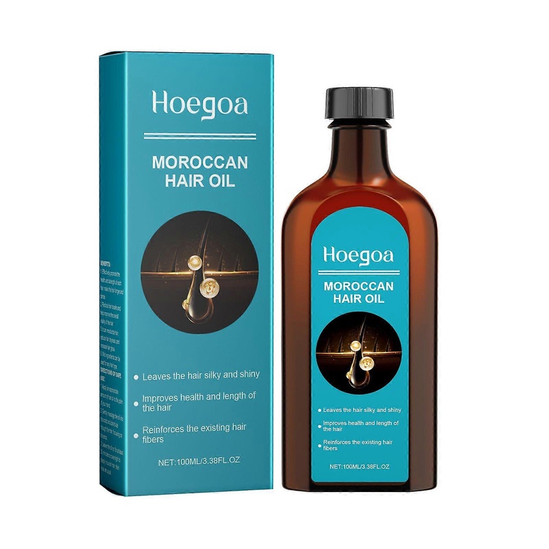 2025 Latest Model  Moroccan Hair Oil, Leave-In Hair Care Serum For Split Ends And Dry Hair