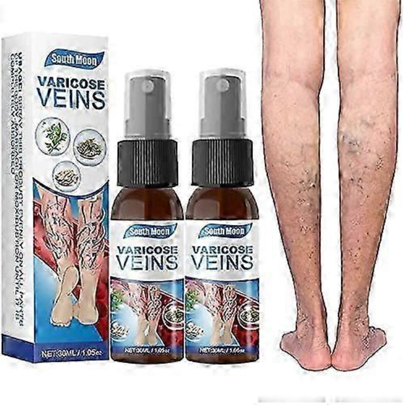 2PC Veinhealing Varicose Veins Treatment Spray, Vein Healing Varicose Veins Treatment Spray, Varicose Veins Treatment for Legs