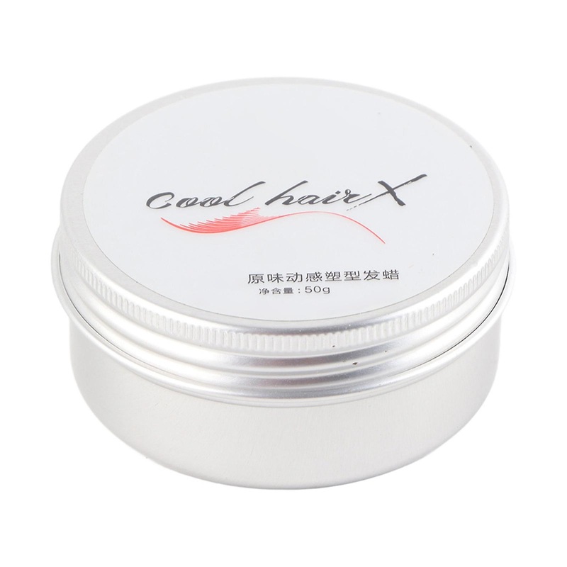 50g Natural Hair Wax Water Based Pomade, Strong Hold Hair Styling Modeling Wax for Men and Women, Non-Greasy Easy to Wash