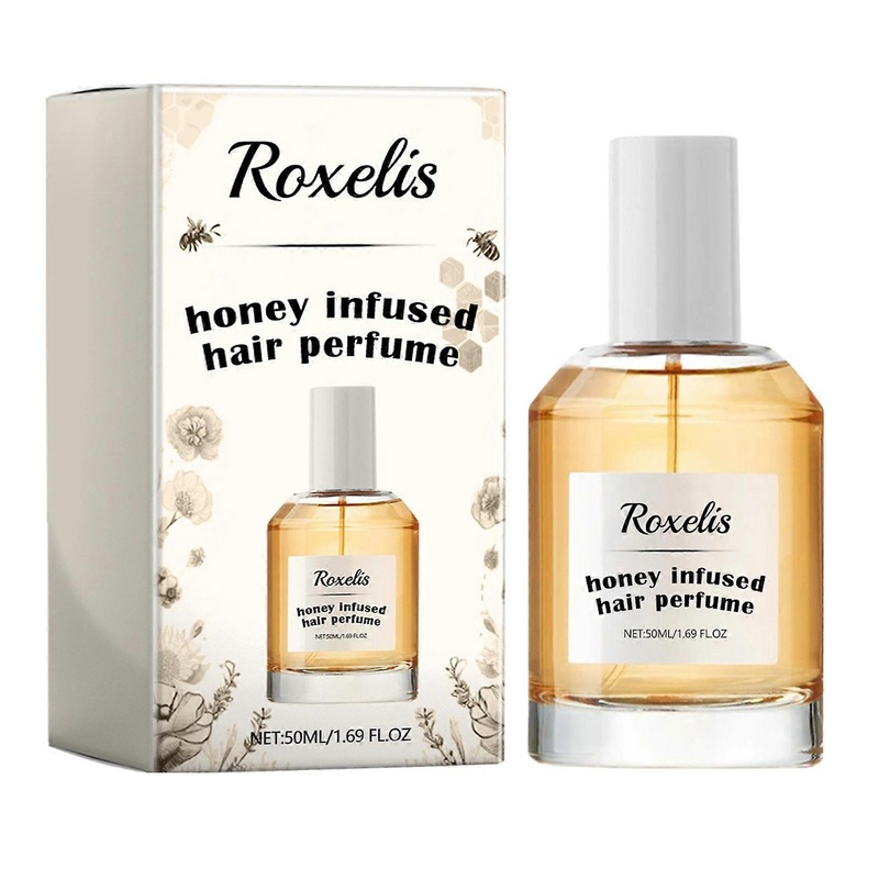Honey Infused Hair Perfume, Honey Infused Hair Oil, Nourishing and Hydrating Hair Shine Spray, Anti Frizz, Long-lasting Scent