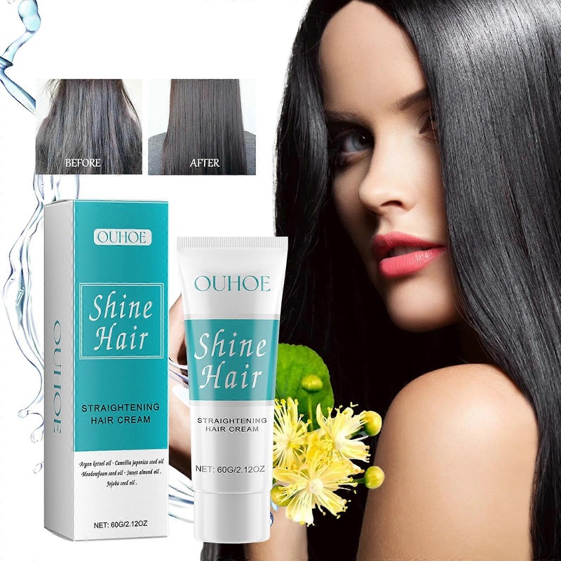 Keratin Shine Hair Straightening Cream, Protein Hair Straightening Cream, 2024 New Protein Correcting Hair Straightening Cream, Silk & Gloss Hair
