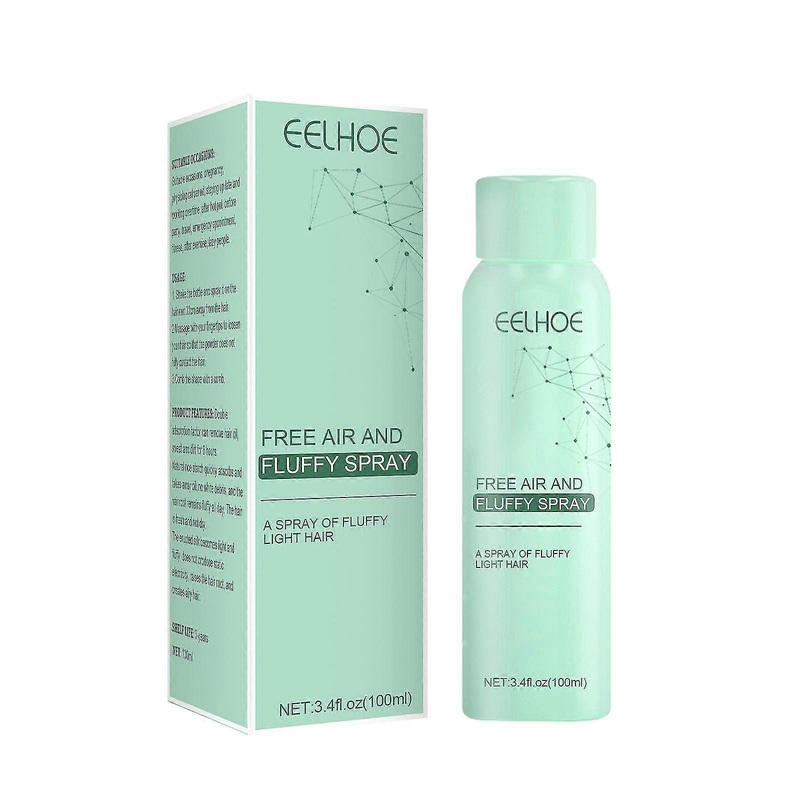 Leave-in Dry Spray Air Fluffy Feel De-greasy Head Dry Volume No Wash Lazy Hair Dryer