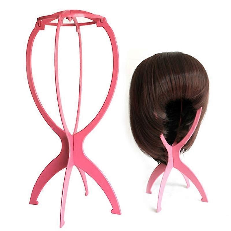 Plastic Stable Folding Wig Hair Hat Cap Durable Stand Holder Display Hair Accessories